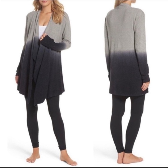 Barefoot Dreams CozyChic Lite Knit Calypso Wrap Cardigan - Picture 2 of 5